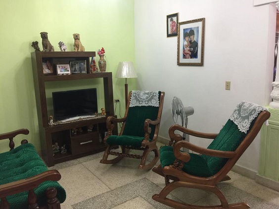 'Sitting room' Casas particulares are an alternative to hotels in Cuba.